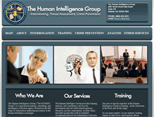 Tablet Screenshot of humintgroup.net